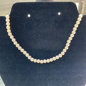 14" Simulated Pearl Necklace